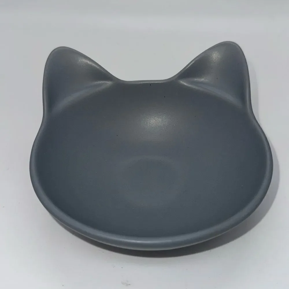 Stoneware Kitty Food/Bowl